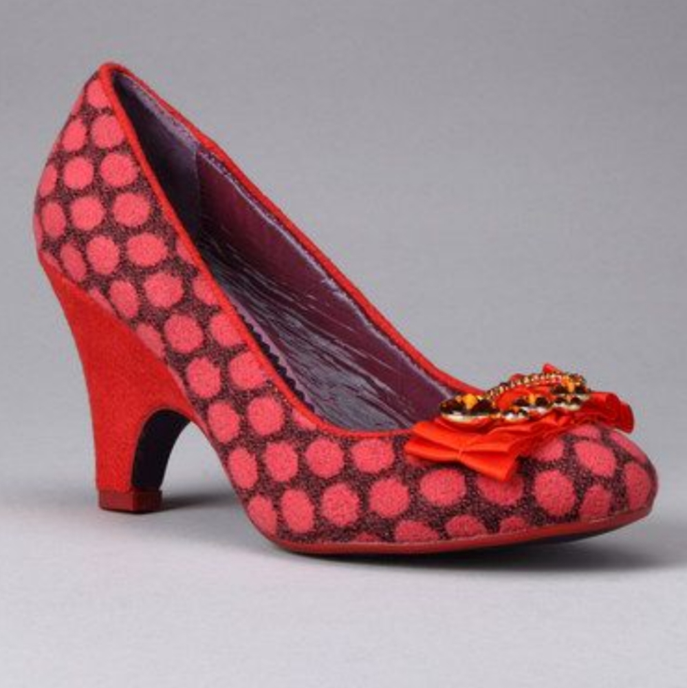POETIC LICENSE Charm School Jewel Polka Dot Pumps